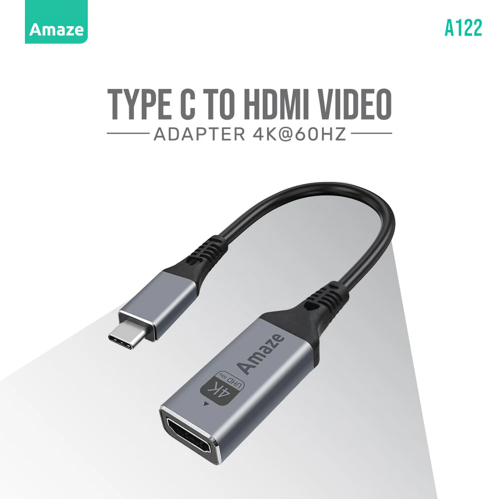 Amaze A125 Type C TO HDMI Video Adapter 4K@60HZ