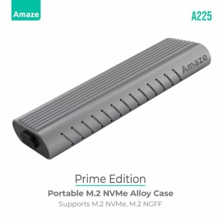 Amaze A225 10Gbps Prime Edition M.2 + NVME Alloy Case