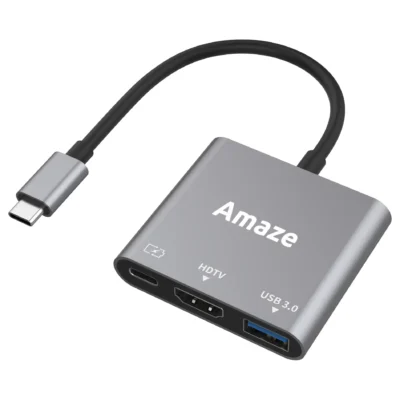 Amaze A313 3-in-1 Type-C Hub Adapter