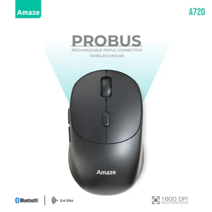 Amaze A720 Probus Tripple Connection Wireless Mouse