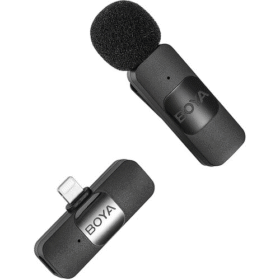 BOYA BY-V1 Ultracompact Single IOS 2.4GHz Wireless Microphone System