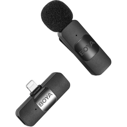 BOYA BY-V1 Ultracompact Single IOS 2.4GHz Wireless Microphone System
