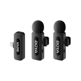 BOYA BY-V2 Ultracompact Dual iOS 2.4GHz Wireless Microphone System