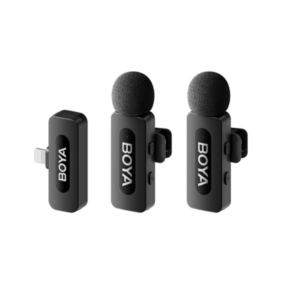 BOYA BY-V2 Ultracompact Dual iOS 2.4GHz Wireless Microphone System
