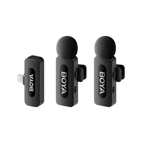 BOYA BY-V2 Ultracompact Dual iOS 2.4GHz Wireless Microphone System
