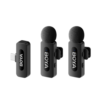 BOYA BY-V20 Ultracompact Dual Type-C 2.4GHz Wireless Microphone System