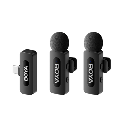 BOYA BY-V20 Ultracompact Dual Type-C 2.4GHz Wireless Microphone System