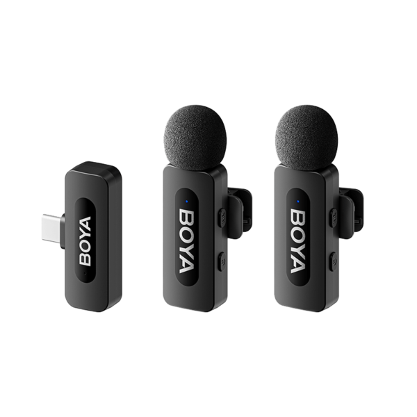BOYA BY-V20 Ultracompact Dual Type-C 2.4GHz Wireless Microphone System