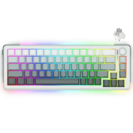 E-Yooso Z-68 Tri-Mode RGB 68 Keys Mechanical Keyboard Gradient Grey