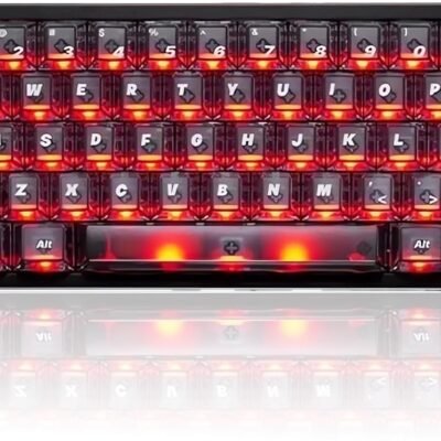 MADLIONS MAD LIGHT 60HE Magnetic Switch Rapid Trigger Gaming Keyboard-Transparent Flagship Edition