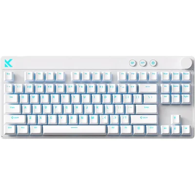 MCHOSE Mix 87 Hall Effect Magnetic Switch Gaming Keyboard - White