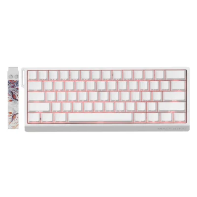 Madlions Mad60HE Magnetic Switch Mechanical Keyboard - Contour White
