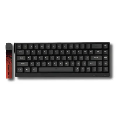 Madlions Mad60HE V2 Flagship Magnetic Switch Mechanical Keyboard - Transparent Black