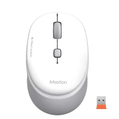 Meetion R571 Silent 2.4GHz Wireless Mouse – White