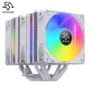 SNOWMAN MX6V3 ARGB High Speed CPU Cooler Fan 6 Copper - White