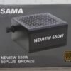 SAMA Black 650W Power Supply - Fully Modular 80 Plus Gold