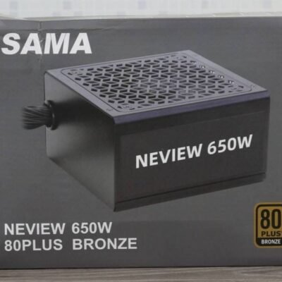 SAMA Black 650W Power Supply - Fully Modular 80 Plus Gold
