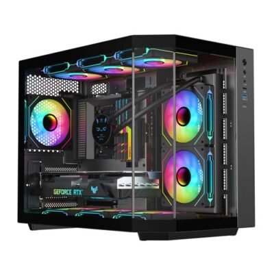 SAMA Neview 2771 3X Fans Micro-ATX Tower Gaming Chassis – Black