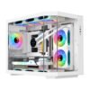 SAMA Neview 2771 3X Fans Micro-ATX Tower Gaming Chassis – White