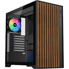 SAMA V Nature ATX Mid Tower Gaming Chassis 4X ARGB Fans – Black