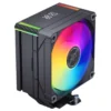 SNOWMAN MT4-V4 Digital ARGB Dual Tower CPU Cooler – Black
