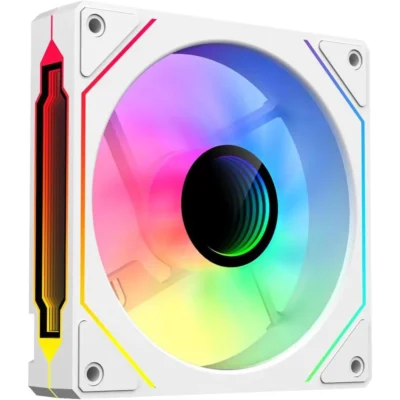 Sama YF1202 PC Fan 120mm ARGB Case Cooler Fan - White