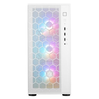 SilverStone FARA B1 PRO V2 ARGB Mid-Tower ATX Case - White