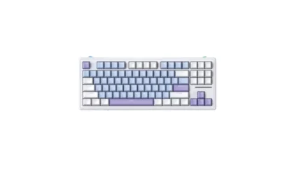 XINMENG M87 Pro V2 Tri-Mode Gasket Mechanical Keyboard – White Blue