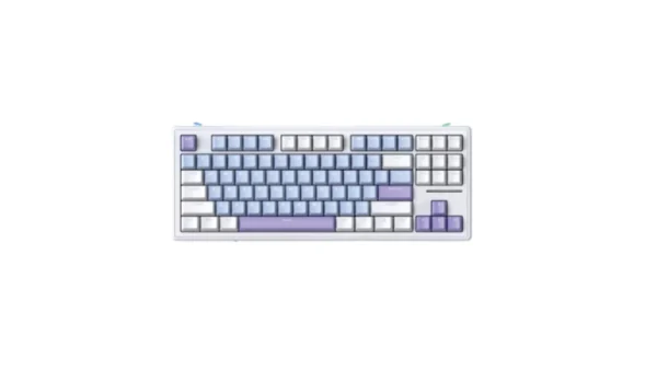 XINMENG M87 Pro V2 Tri-Mode Gasket Mechanical Keyboard – White Blue