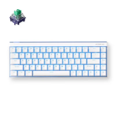 MCHOSE Ace 68 Air RGB Hall Effect Magnetic Gaming Keyboard – Snow White (Magentic Switches)