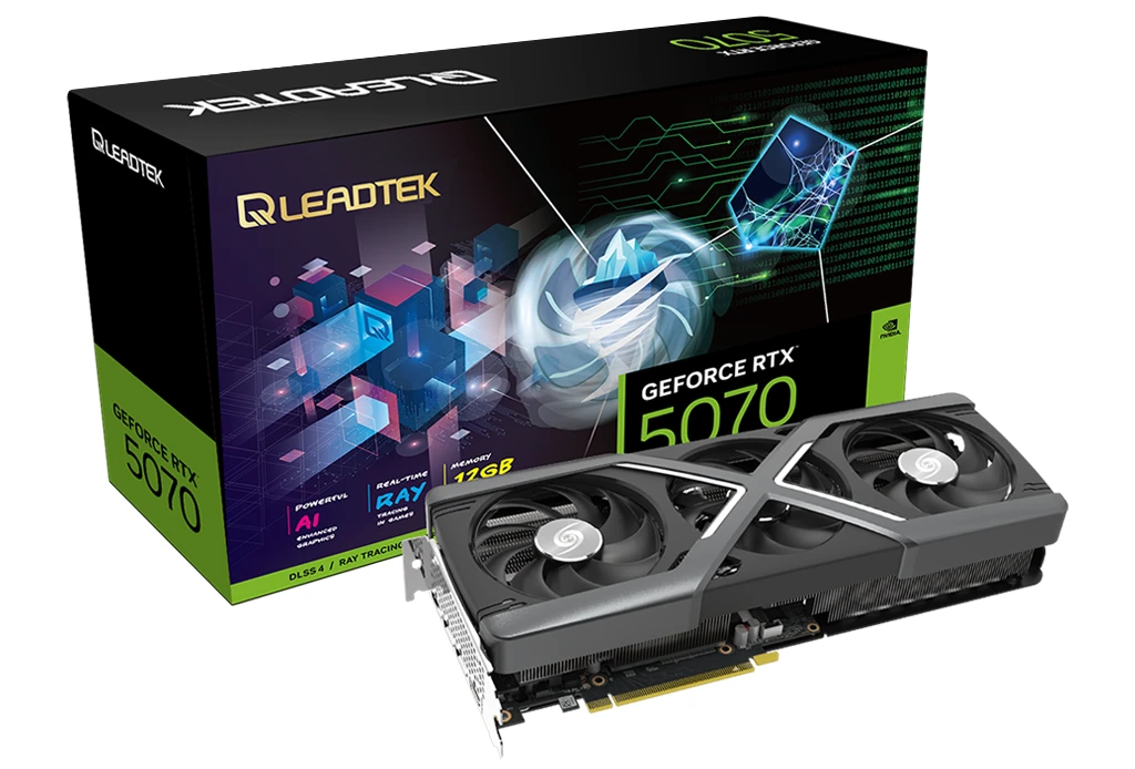 LEADTEK WinFast RTX 5070 HURRICANE 12GB GDDR7 Graphics Card