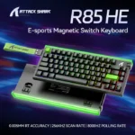ATTACK SHARK R85 HE Rapid Trigger Keyboard Magnetic Switch with Custom Lightbox(white/black/green) - Image 3