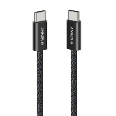 Anker Zolo USB C to USB C 240W Braided Fast Charging Data Cable 1.5m - Black