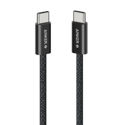 Anker Zolo USB C to USB C 240W Braided Fast Charging Data Cable 1.5m - Black
