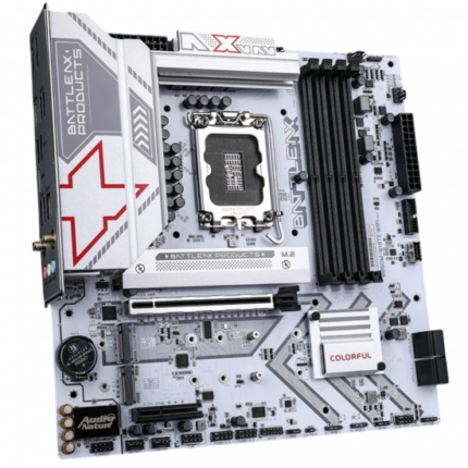 Colorful BATTLE-AX B860M-WHITE WIFI V20 Micro-ATX Motherboard