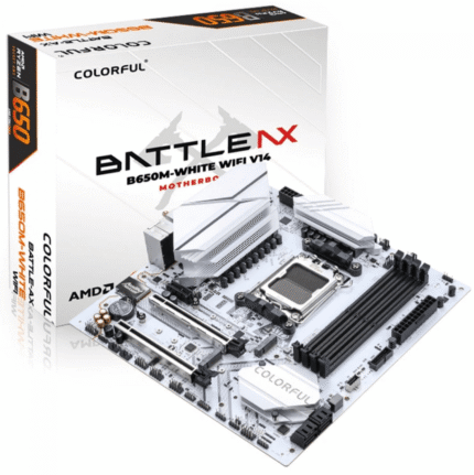 Colorful Battle-Ax B650M-Plus Wifi V15 DDR5 AMD AM5 microATX Motherboard - White