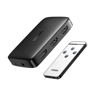 UGreen 80125 HDMI Switch 3in1 Out 4K HDMI Switcher Splitter