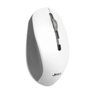 JEDEL WD156 Dual Mode Recharging Wireless Office Mouse - White
