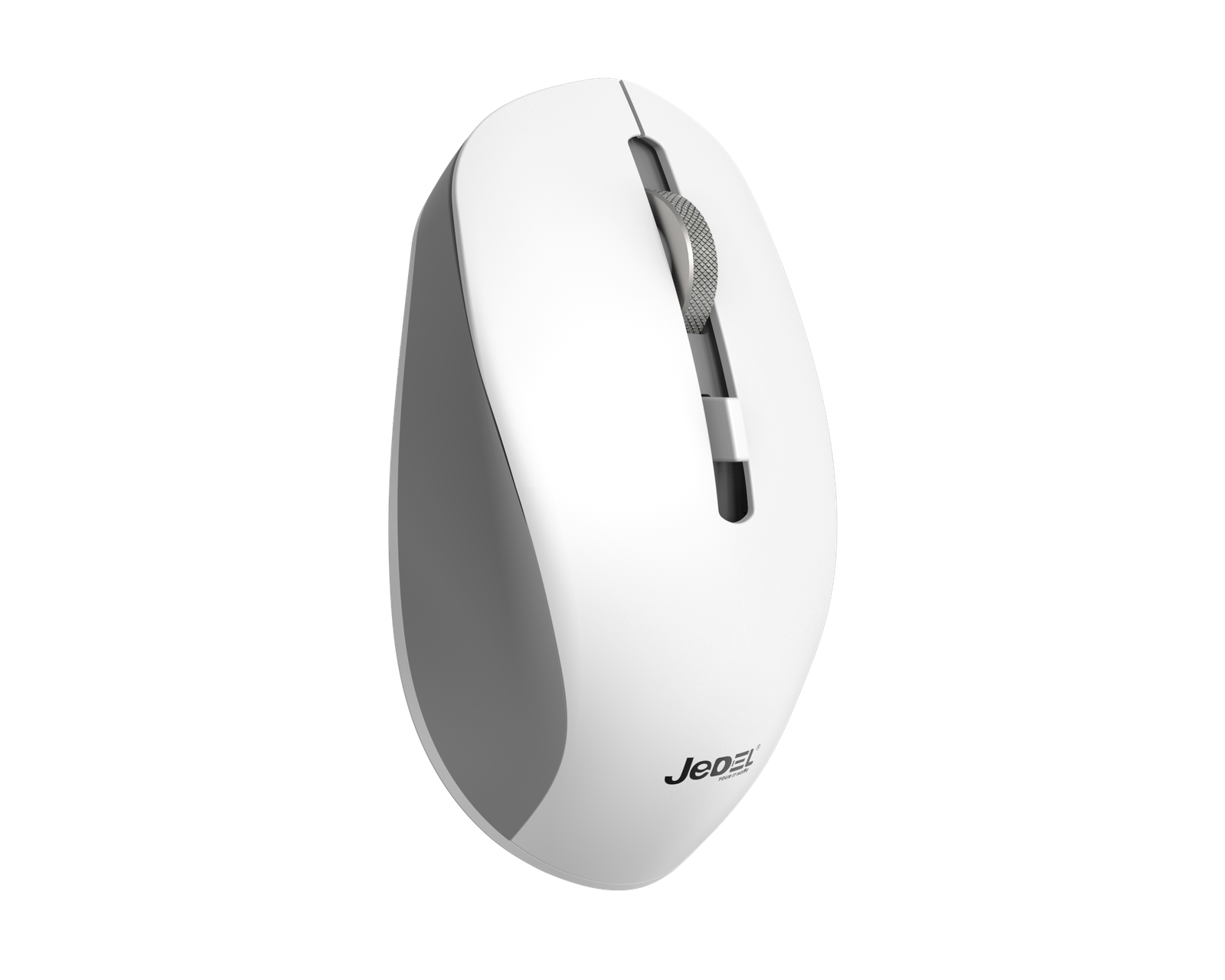 JEDEL WD156 Dual Mode Recharging Wireless Office Mouse - White