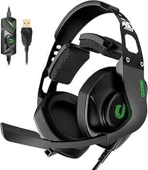 Jeecoo J65 USB 7.1 Heavy Bass Gaming Headphones with Unique Cushion Pads