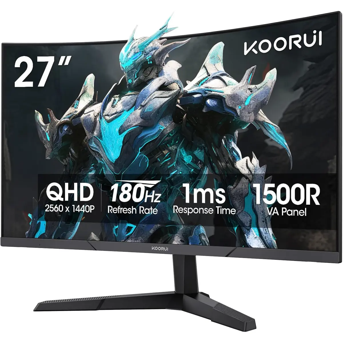 Koorui 27E6QCA | 180Hz WQHD 27" Gaming Monitor