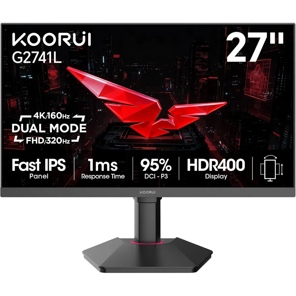 Koorui G2741L 27 Inch Dual-Mode Gaming Monitor