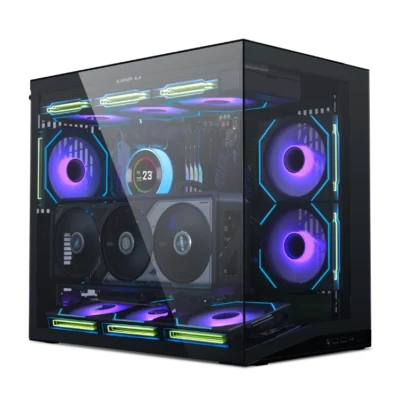 LIAN LI O11D MINI V2 Compact ATX Mid-Tower Airflow Computer Case - Black