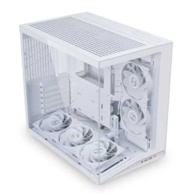 LIAN LI O11D MINI V2 Compact ATX Mid-Tower Airflow Computer Case - White
