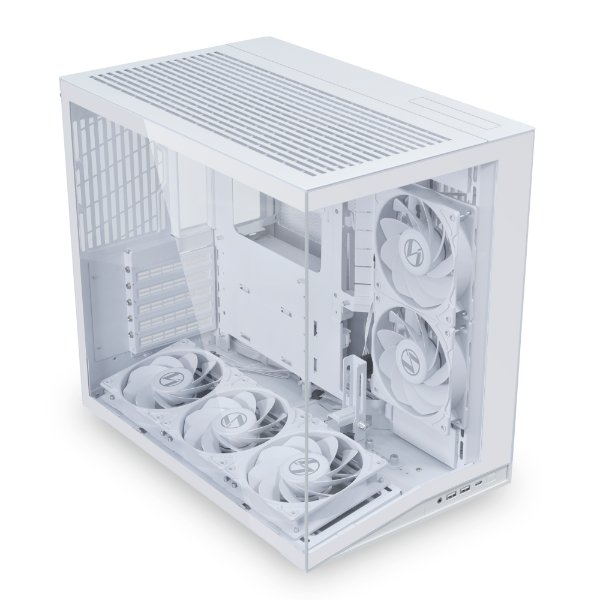 LIAN LI O11D MINI V2 Compact ATX Mid-Tower Airflow Computer Case - White