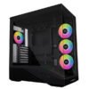 Lian Li V100 ATX Mid-Tower PC Case with 4 ARGB Fans & A Fan Breakout Board - Black