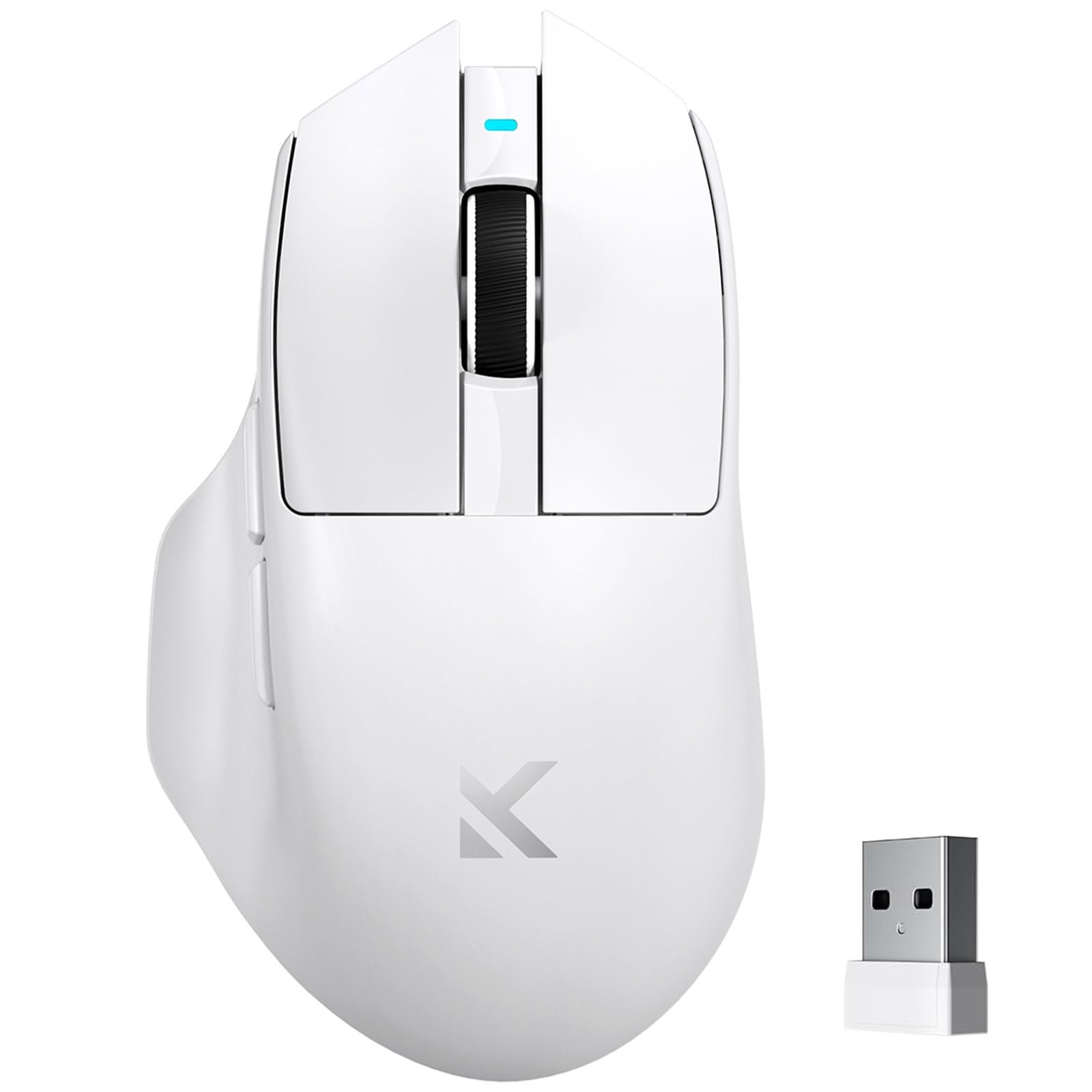 MCHOSE G7 Lightweight Ergonomic Wireless Mouse - White