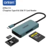 ONTEN OTN-C11 3 in 1 Type-c to CF express TypeB+ SD &+Micro SD Card Reader