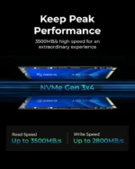 ORICO J10 2TB 3500MB/s+ PCIe 3.0 M.2 NVMe SSD(NEW WITHOUT BOX) - Image 2