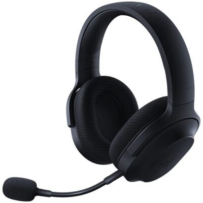 Razer Barracuda X (2022) Wireless Gaming & Mobile Headset (PC, PlayStation, Switch, Android, iOS): 2.4GHz Wireless + Bluetooth, Lightweight, 40mm Drivers, Detachable Mic, 50 Hr Battery - Black (Original Brown Box New Condition)